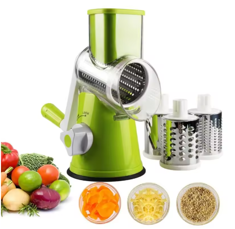 Manual Rotary Cheese Grater for Vegetable Cutter