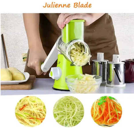 Manual Rotary Cheese Grater for Vegetable Cutter