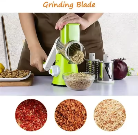 Manual Rotary Cheese Grater for Vegetable Cutter
