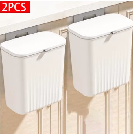 1/2PCS Wall Mounted Trash Can