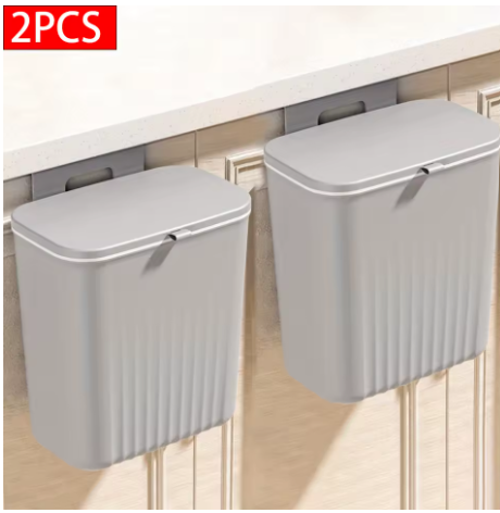 1/2PCS Wall Mounted Trash Can